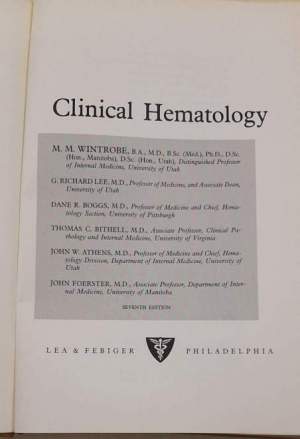 Clinical Hematology