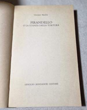 Pirandello o la stanza della tortura