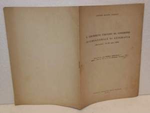 Il contributo italiano al congresso internazionale di geografia (Amsterdam 18 - 28 luglio 1938)