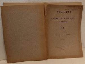 Annuario del R. Osservatorio del museo in Firenze 1911