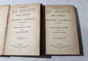 L'ingegnoso Idalgo Don Chisciotte della Mancia e con Sancio Pancia suo scudiero - 2 Voll.