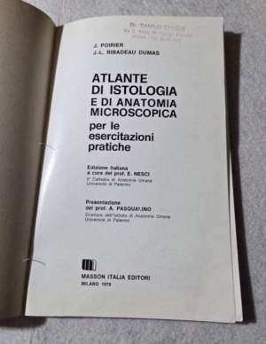 Atlante di Istologia e di Anatomia Microscopica per le esercitazioni pratiche