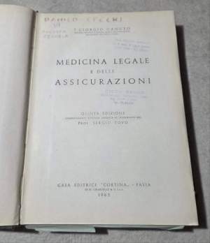 Medicina legale e delle assicurazioni