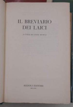 Il breviario del Laici -3 voll.