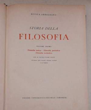 Storia della Filosofia - 3 Voll.- Vol. 1 : Filosofia antica, filosofia patristica, filosofia scolastica - Vol. 2-: Filosofia