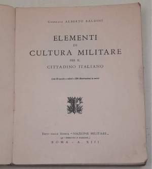 Elementi di cultura militare per il cittadino italiano