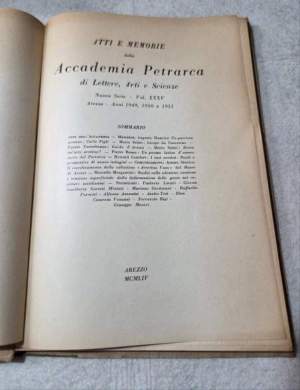 Atti e memorie della Accademia Petrarca di Lettere, Arti e Scienze Vol. XXXV
