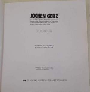 Jochen Gerz _ Les images - Oevres depuis 1969