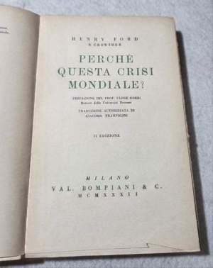 Perche' questa crisi mondiale?