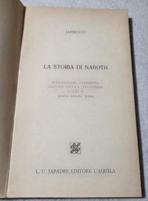 Ambrogio - La storia di Naboth