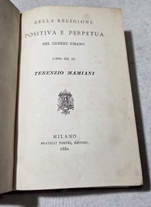 Della religione positiva e perpetua del genere umano
