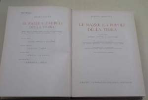 Le razze  e i popoli della terra - 4 Voll.