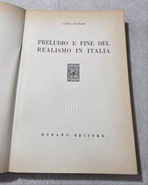 Preludio e fine del realismo in Italia