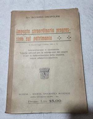 Imposta straordinaria progressiva sul patrimonio