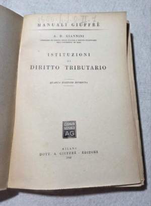 Istituzioni di Diritto Tributario