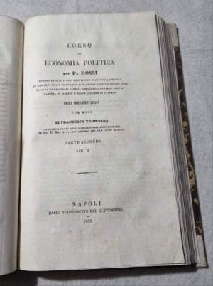 Corso di economia Politica - 2 Voll.(unico tomo)