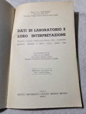 Dati di laboratorio e loro interpretazione
