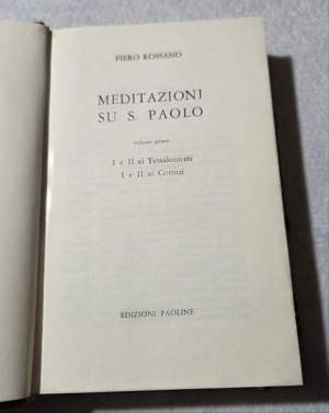 Meditazioni su S.Paolo  - Vol. I'