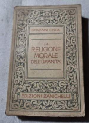 La Religione morale dell'umanita'