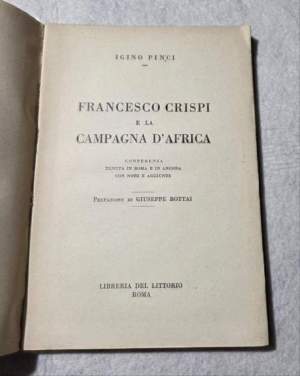 Francesco Crispi e la campagna d'Africa