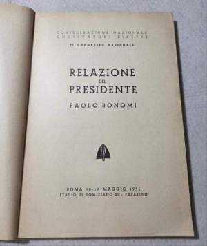 Relazione del Presidente