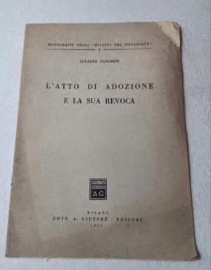 L'Atto di Adozione e la sua revoca