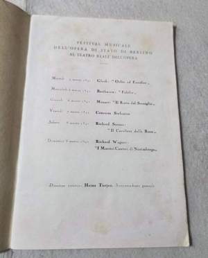 Festival musicale dell'Opera di Stato di Berlino al Teatro Reale dell'Opera