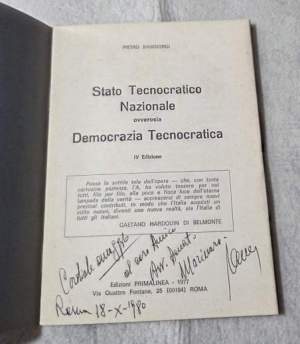 Stato Tecnocratico Nazionale ovverosia Democrazia Tecnocratica