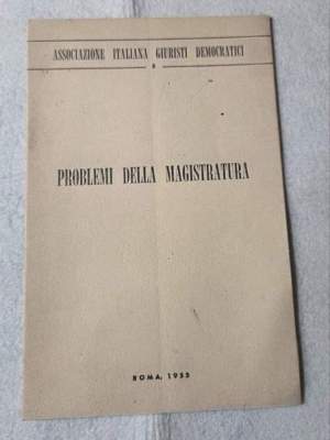 Problemi della Magistratura