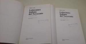 Letteratura italiana del Novecento - 2 Voll.