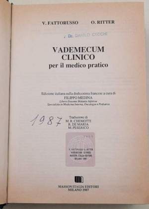 Vademecum Clinico per il medico pratico