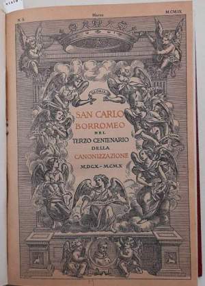 San Carlo Borromeo nel terzo centenario della canonizzazione