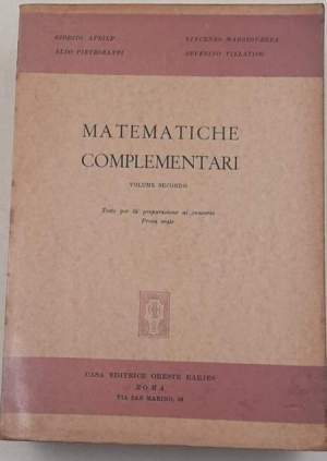 Matematiche complementari - Vol. II'