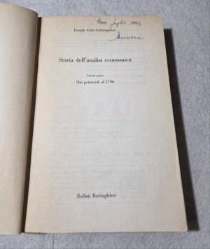 Storia dell'analisi economica. Dai primordi al 1790 (Vol. 1)