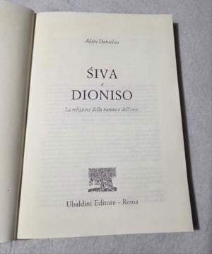 Siva e Dioniso. La religione della natura e dell'eros