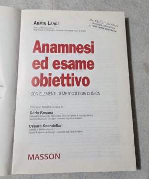 Anamnesi ed esame obiettivo