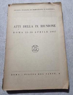 Atti della XI Riunione - Roma 15/16 Aprile 1947