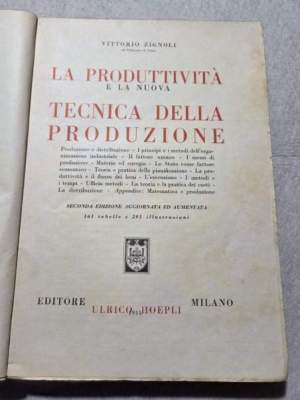 La produttivita' e la nuova tecnica della produzione