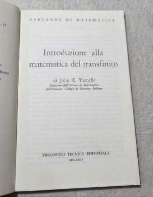 Introduzione alla matematica del transfinito