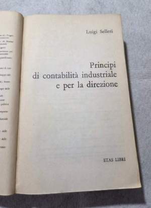 Principi di contabilita' industriale e per la direzione