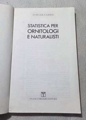 Statistica per ornitologi e naturalisti