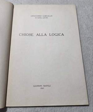 Chiose alla logica
