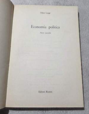 Economia Politica II