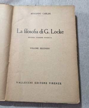 La filosofia di G.Locke - Vol. II'