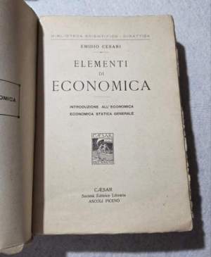 Elementi di Economica - Introduzione all'Economica - Economica Statica Generale