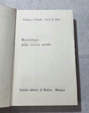 Metodologia della ricerca sociale