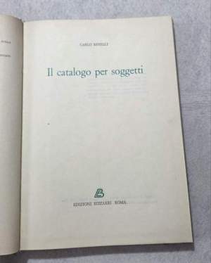 Il Catalogo per soggetti