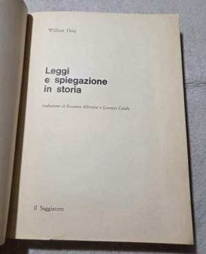 Leggi e spiegazione in storia