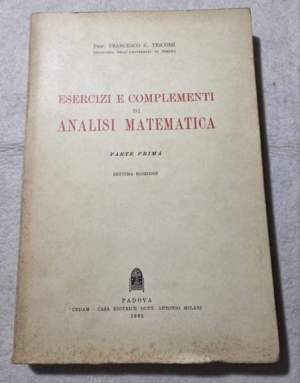 Esercizi e complementi di Analisi Matematica - Parte prima