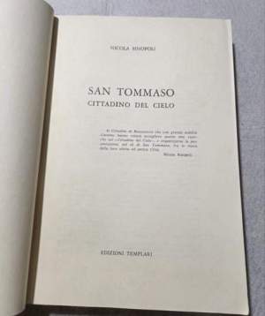 San tommaso cittadino del cielo